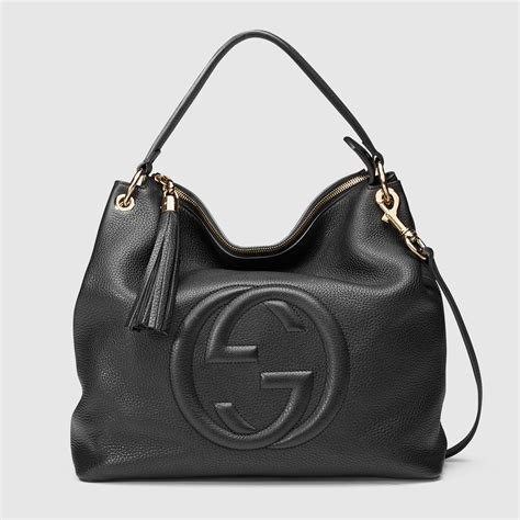 gucci borsa nera pelle cavallino|borse gucci donna.